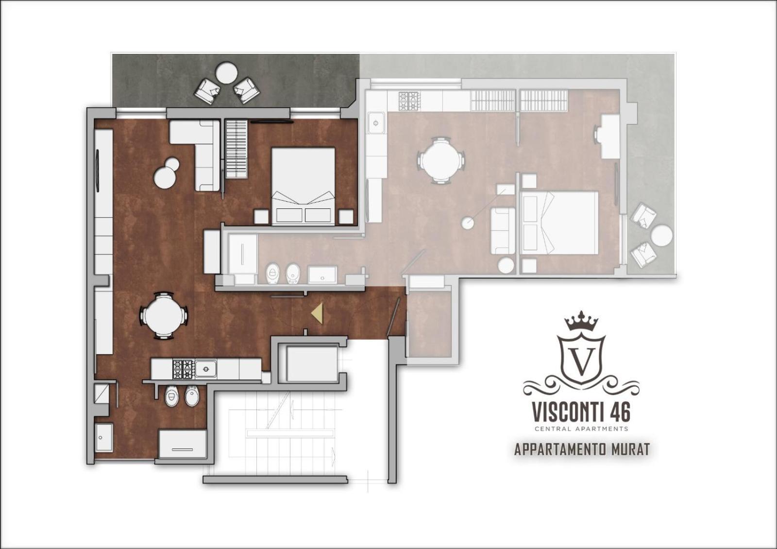 Visconti 46 Central Apartments Бари Экстерьер фото